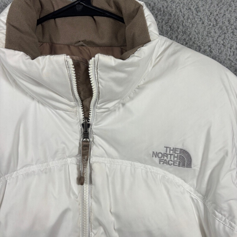 The‎ North Face 700 Down Puffer Jacket Womens Large White - Picture 5 of 14